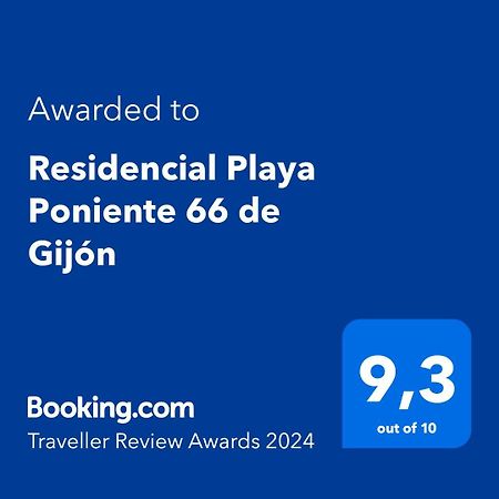 Apartamento Residencial Playa Poniente 66 De Gijón Exterior foto