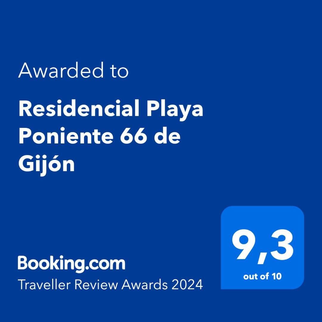 Apartamento Residencial Playa Poniente 66 De Gijón Exterior foto